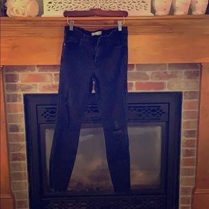 Madewell skinny distressed jeans